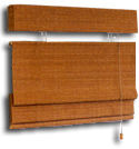 Top Down Style Bamboo Blinds