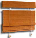 Top Down Style Bamboo Blinds